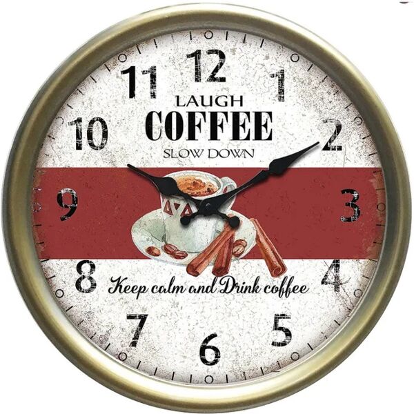 leroy merlin orologio laugh coffee, multicolore Ø 38 cm