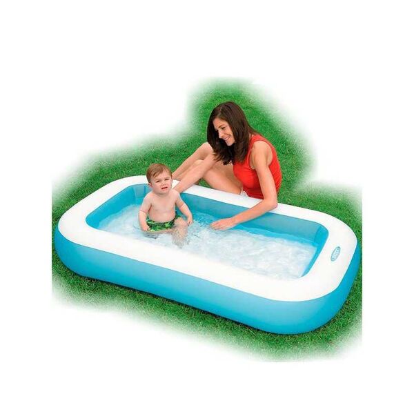 bestway piscina rettangolare baby 165x104 h 25  bw51115