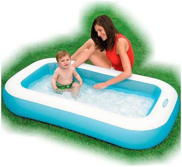 bestway piscina rettangolare baby 165x104 h 25  bw51115