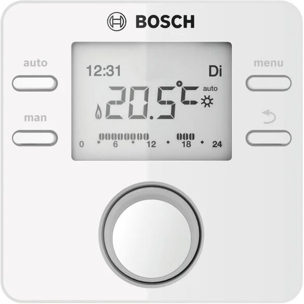 bosch cronotermostato  cr100 bianco