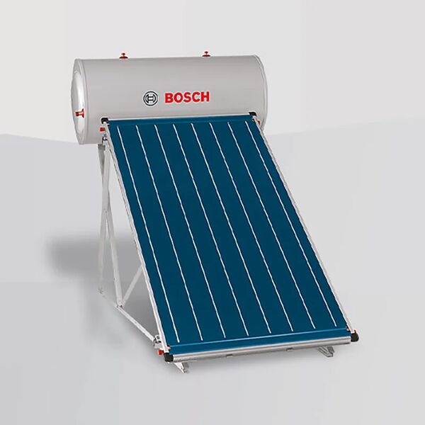 bosch kit pannello solare scalda acqua  tetto piano 150 l
