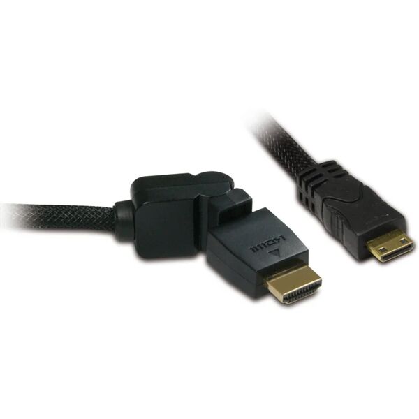 metronic cavo multimedia  testa rotante/mini hdmi 1.5 m