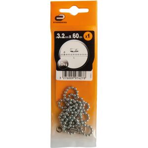 STANDERS Catena  in acciaio, dimensione maglia ø3.2xL3.2mm, L 0.6 m