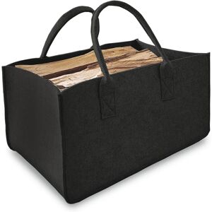 Leroy Merlin Borsa portalegna in feltrino L 49 x H 27 x P 33.5 cm nero