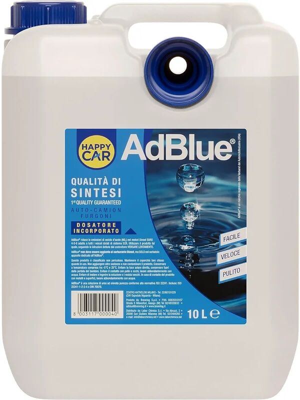 leroy merlin additivo per motori diesel adblue con versatore happy car 10 l