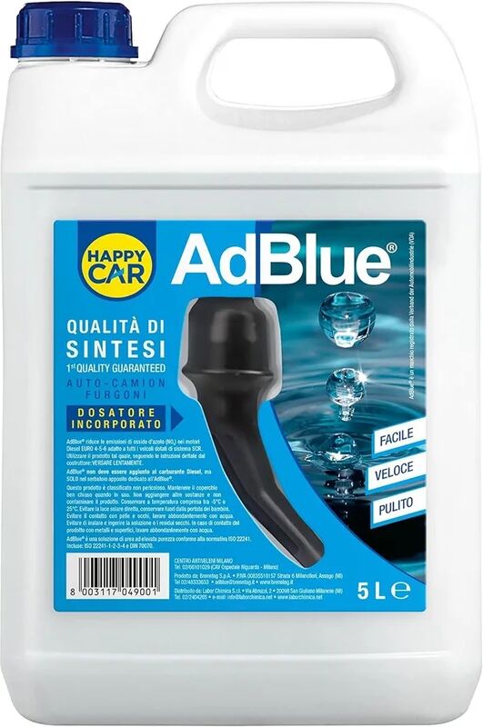 leroy merlin additivo per motori diesel adblue con versatore happy car 5 l