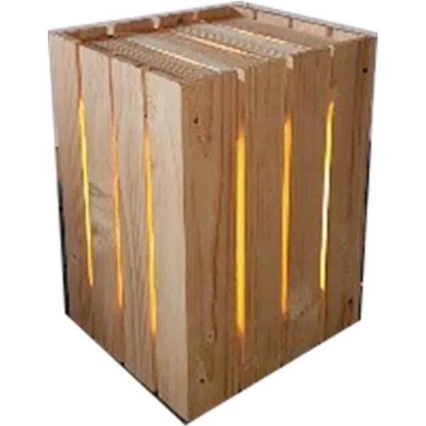 ascheri tronco cubo in abete grezzo 300 x 300 x 450 mm