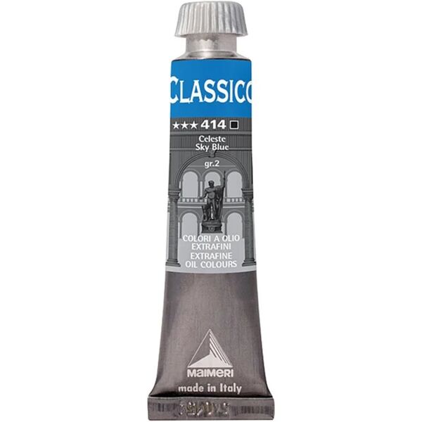 maimeri colore a olio  classico 0.2 l celeste