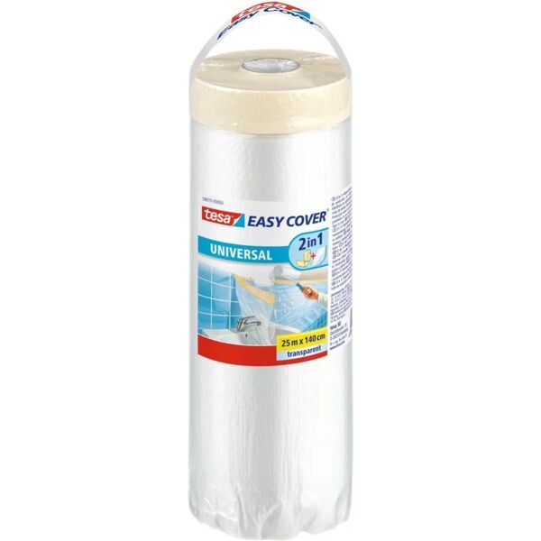 tesa telo protettivo  easy cover® film universale 25 x 1.4 m trasparente