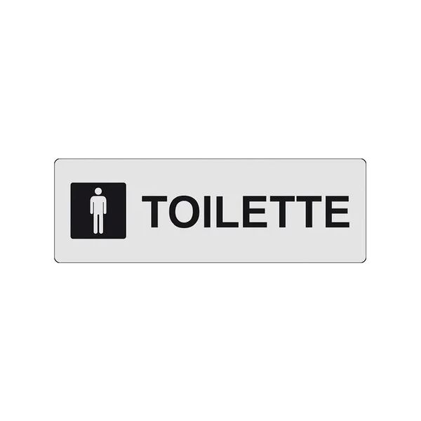 leroy merlin cartello segnaletico toilette uomo pvc 15 x 5 cm