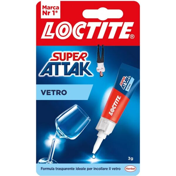 loctite colla in cianoacrilato per vetro  24 pezzi blister 3g