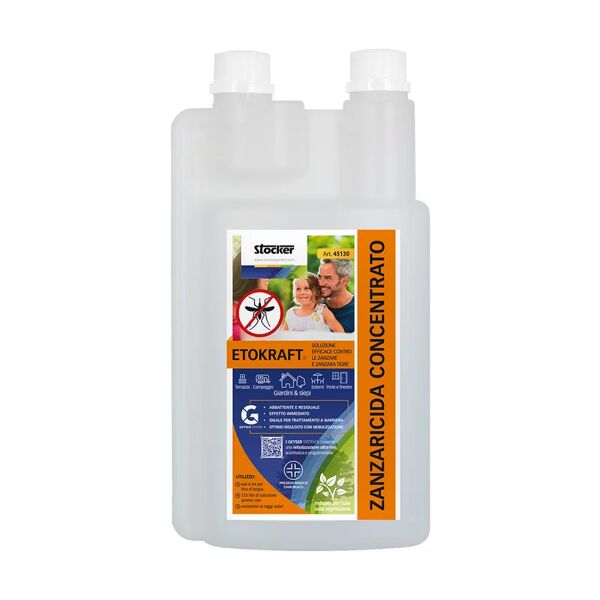 stocker repellente liquido per zanzare  etokraft  1 l