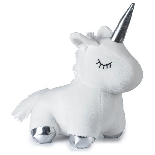 rei fermaporta  unicorno in poliestere bianco opaco l 27 x h 27 cm