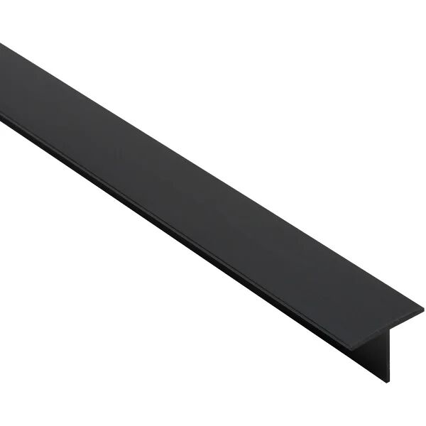 standers profilo a t  in pvc nero opaco l 1 m 18x25 mm