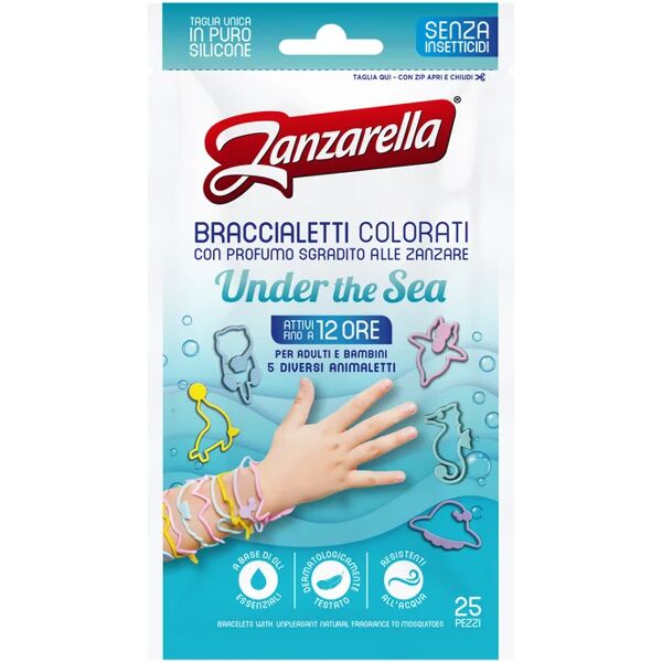 zanzarella repellente monodose per zanzare  under the sea