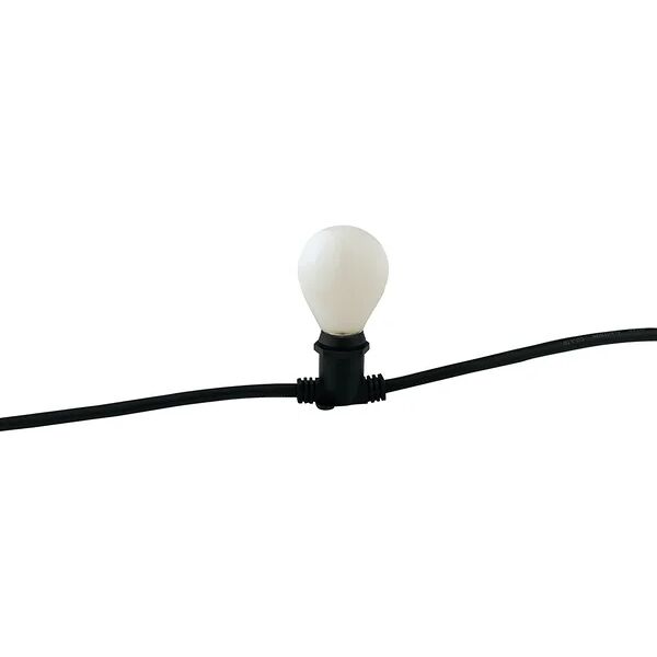 fan europe catena luminosa da esterno picnic nera a 10 luci attacco e14