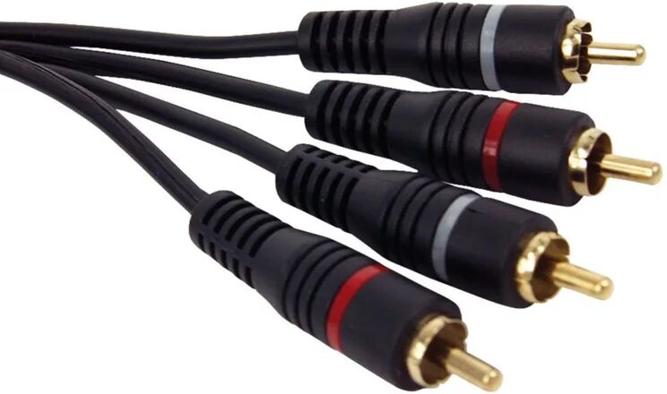 gbc cavo rca  4 spine, 1,5 m