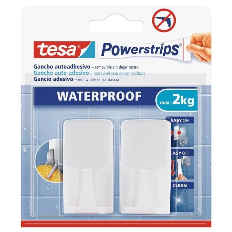 tesa strisce gancio powerstrips waterproof