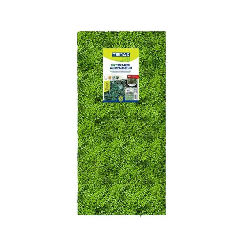 tenax divy 3d panel fern - siepe sintetica in foglie di fern su moduli componibili verde 0,5x1 mt -