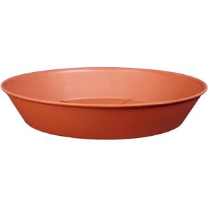 Leroy Merlin Sottovaso in plastica color cotto H 3.9 x Ø 22