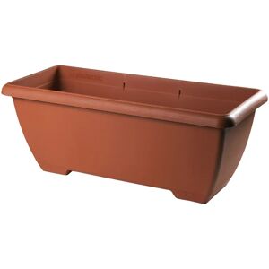 PLASTECNIC Fioriera Maxi Terrae  in polipropilene beige H 38.5 cm L 80 x P 43 cm