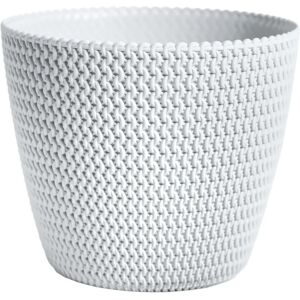 Prosperplast Vaso per piante e fiori Splofy  bianco H 10.8 cm Ø 13 cm