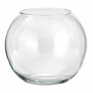 Leroy Merlin Vaso decorativo vaso in vetro trasparente H 21 cm, Ø 24 cm