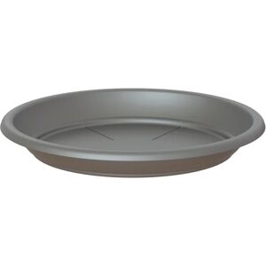 ARTEVASI Sottovaso per vaso da fiori  in polipropilene di colore grigio Ø 35 x H 4.7 cm