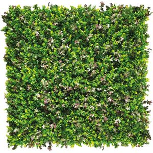 TENAX Siepe artificiale Berberis Divy 3D in polietilene, verde e rosso H 1 m x L 1 m