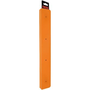 Leroy Merlin Appendiabiti da avvitare  HBASE44NA in plastica arancione opaco 4 ganci L 48.5 x H 5 cm