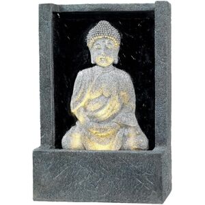 Leroy Merlin Fontana decorativa Budda da esterno 26X39 cm in resina  grigio H