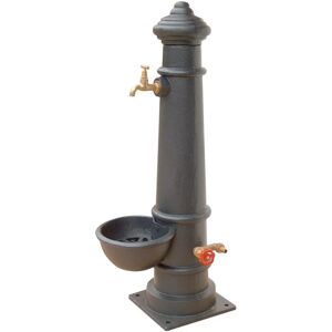 Leroy Merlin Fontana a colonna Apiulia con raccordi in ghisa H 93 cm, 27 x 38 cm