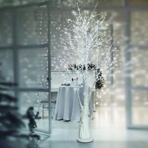 Leroy Merlin Albero luminoso Micro TRUNK 900 lampadine bianco freddo H 210 cm