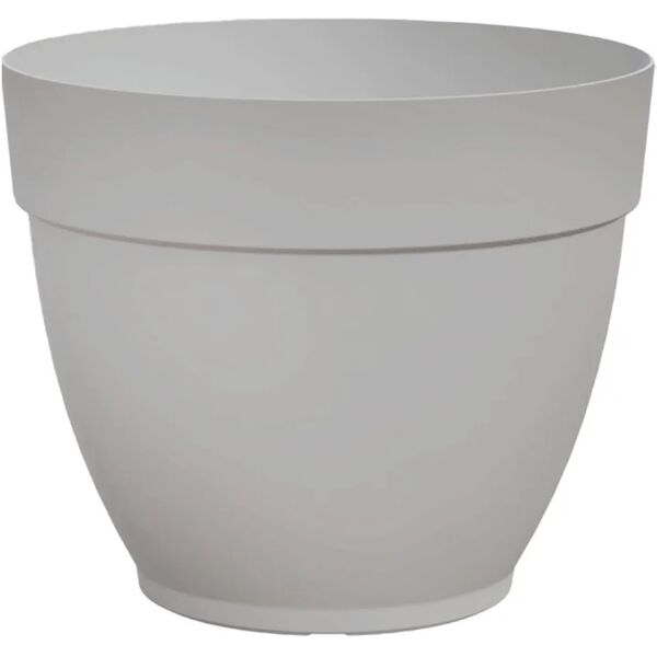 artevasi vaso per piante e fiori capri campana  in polipropilene grigio h 42 cm Ø 50 cm