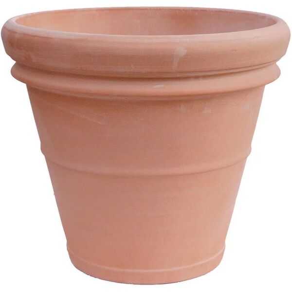 leroy merlin vaso per piante e fiori dobbio bordo toscano in terracotta terracotta h 40 cm Ø 45 cm