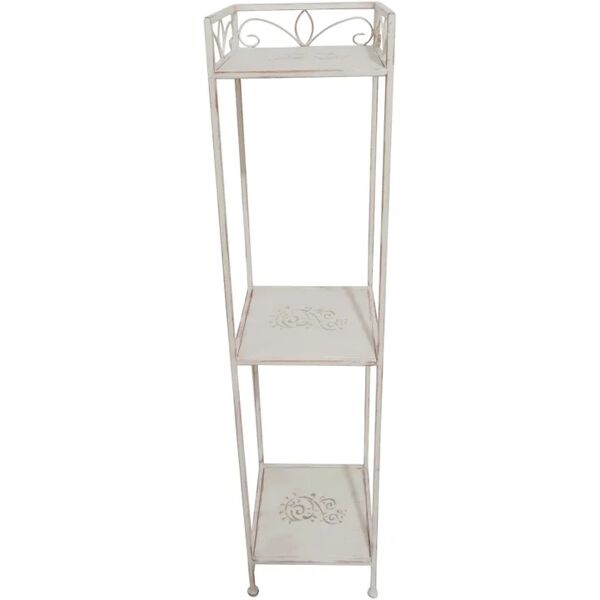 leroy merlin decorazione scaffale portavasi in ferro  bianco l 111 cm x h 25 cm