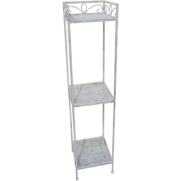 leroy merlin decorazione scaffale portavasi in ferro  grigio l 111 cm x h 25 cm