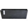 ECOPOTS Fioriera Bruges  in resina nero H 17 cm L 55 x P 17 cm