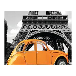 Leroy Merlin Poster glitter Paris yellow car 40x50 cm