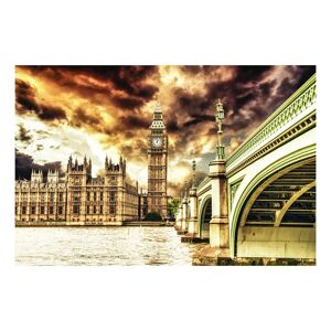 Inspire Stampa su tela London atmosphere 95x145 cm
