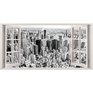 Inspire Stampa su tela Finestra New York 70x140 cm