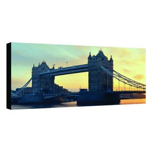 Inspire Stampa su tela Tower bridge sunset london 190x90 cm