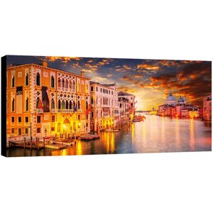 Inspire Quadro su tela Canal Grande 140x70 cm