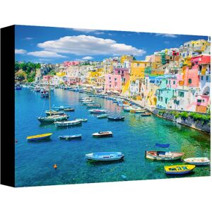 Leroy Merlin Quadro su tela Barche Procida 35x24 cm