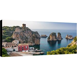 Inspire Quadro su tela Tonnara Di Scopello 140x70 cm