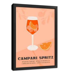 GPS Stampa incorniciata Campari 20 x 30 cm