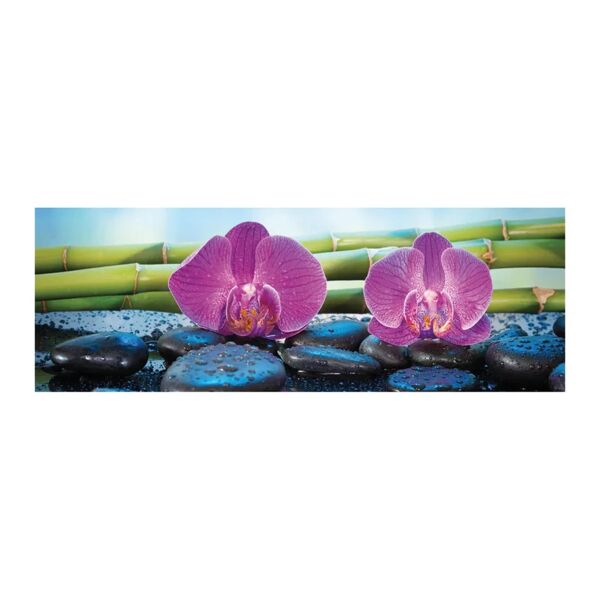 leroy merlin poster violet orchids 33x95 cm