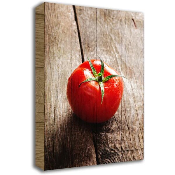 inspire stampa su legno tomato on wood 35x50 cm