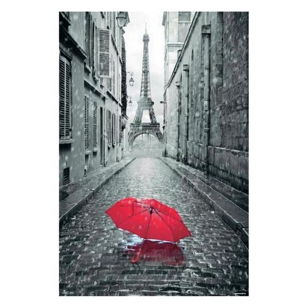 leroy merlin poster paris ombrello red 61x91.5 cm
