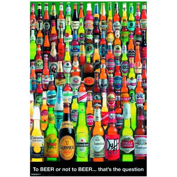 leroy merlin poster cerveza 2bronot2br 61x91.5 cm